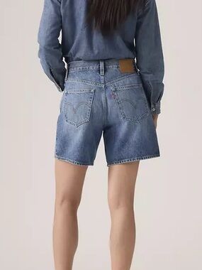 Levi's Light Blue Denim Jean Shorts